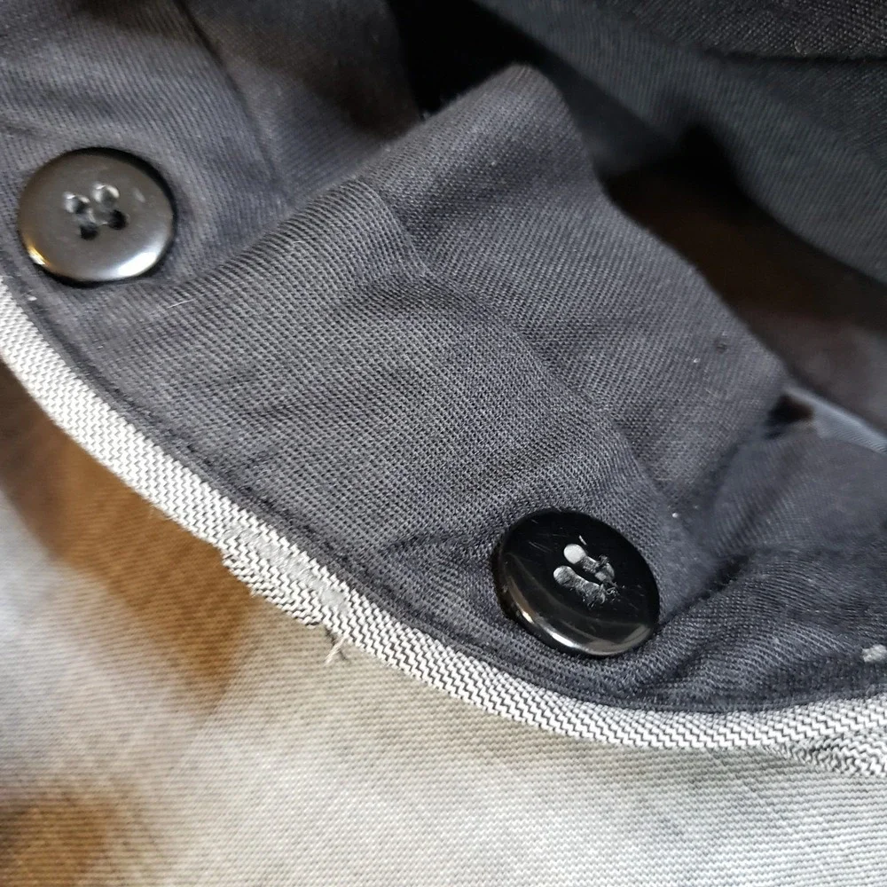 Jos. A Bank 2 Piece Suit Mens 43R 34X28 Gray 2 Button SV Wool Cashmere